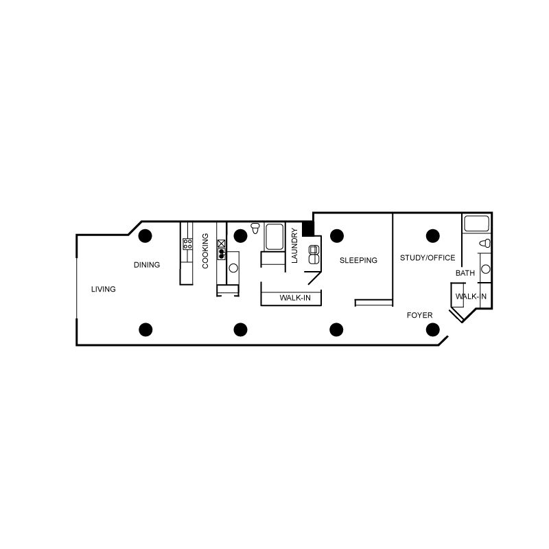 Floor plan layout diagram for c07